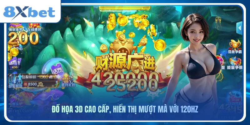 Đồ họa 3D cao cấp, hiển thị mượt mà với 120Hz