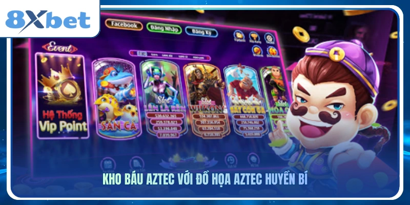 Kho Báu Aztec với đồ họa Aztec huyền bí